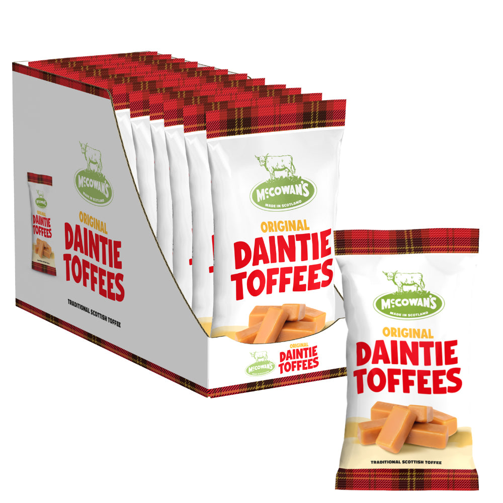 McCowan's Daintie Toffee Bag 110g (12 Bags)