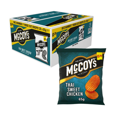McCoy’s Thai Sweet Chicken Sharing Crisps 65g PMP