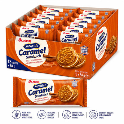 McVitie’s Caramel & Cinnamon Biscuits Ülker 18 x 88g