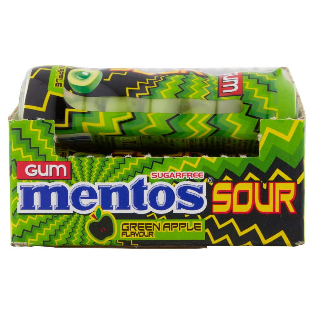 Mentos Sour Gum Apple Flavour 30g (10 Pack)