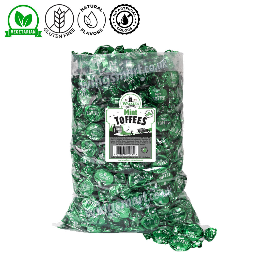 Walker’s Nonsuch Assorted Toffees & Eclairs 2.5kg Mixed Classic Toffee Selection