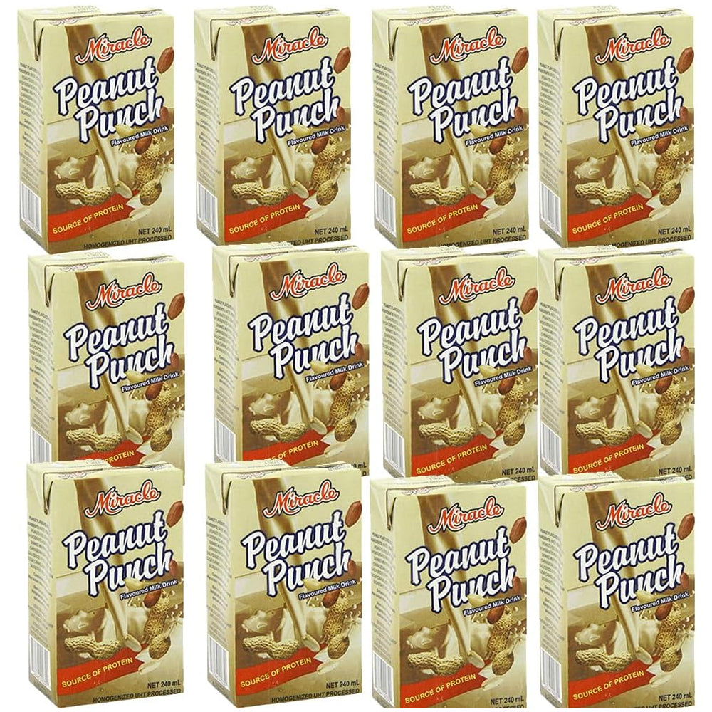 Miracle Peanut Punch Flavoured Milk Drink 240ml