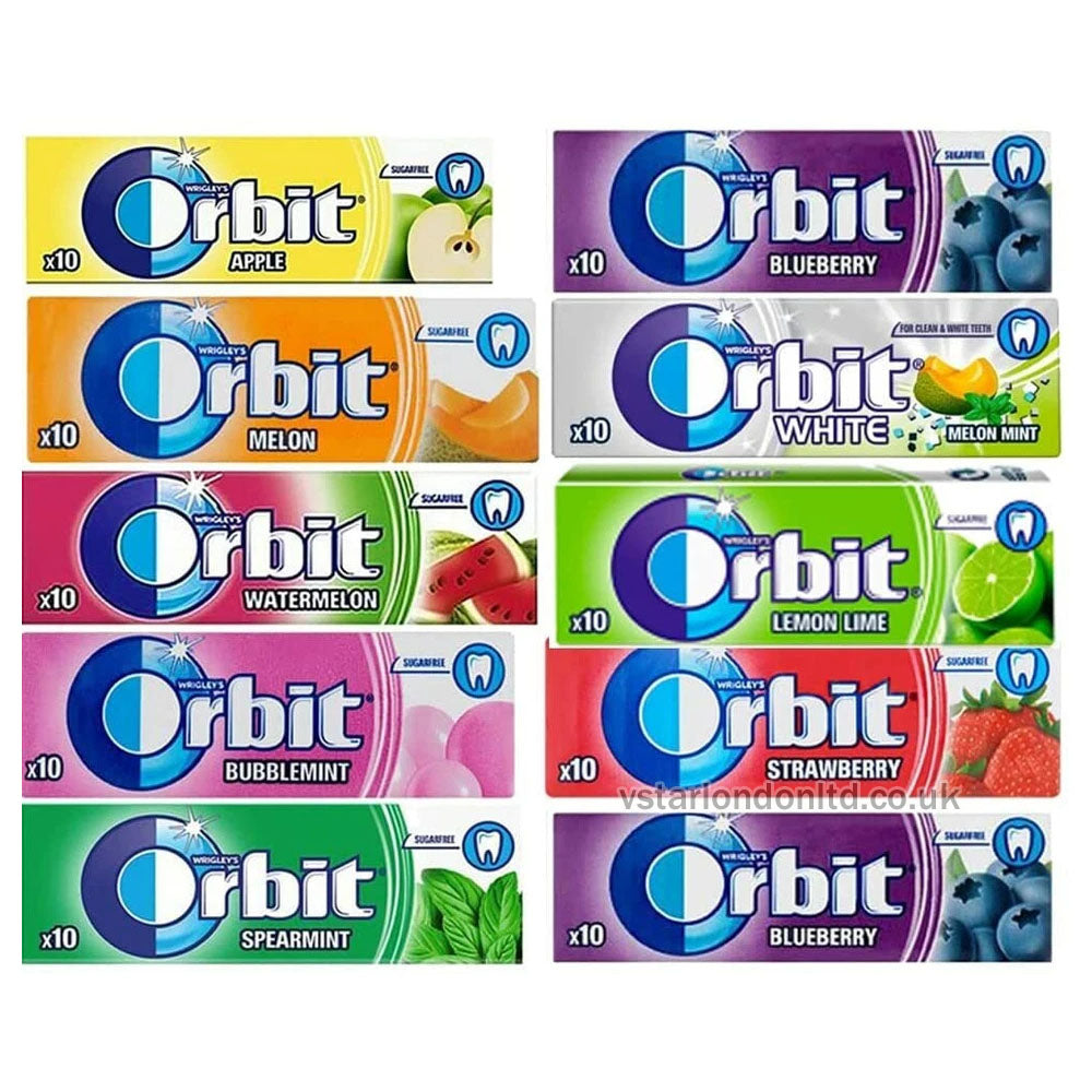 Orbit Sugar-Free Chewing Gum Drops – 30 x 14g (Various Flavours)