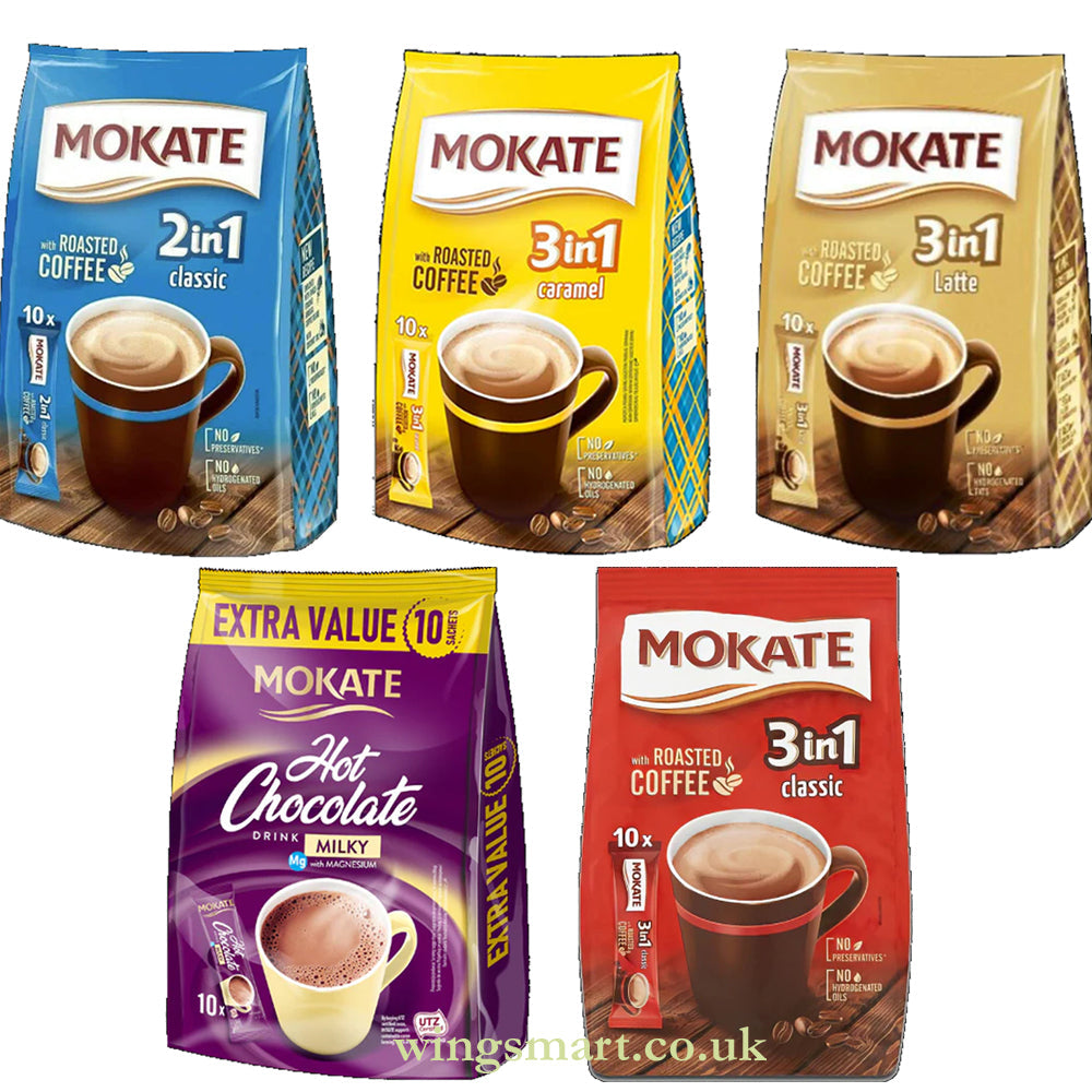 Mokate Instant Coffee Beverage Mixes Variety Pack