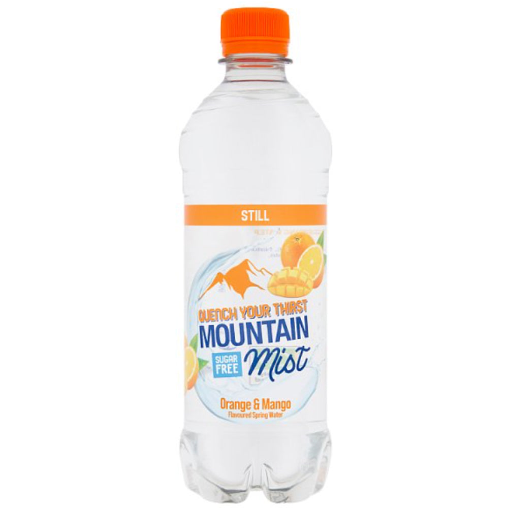 Mountain Mist Orange & Mango Flavoured Still Spring Water 500ml (Case of 12)