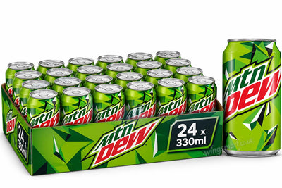 Mountain Dew Sleek Cans 24 x 330ml