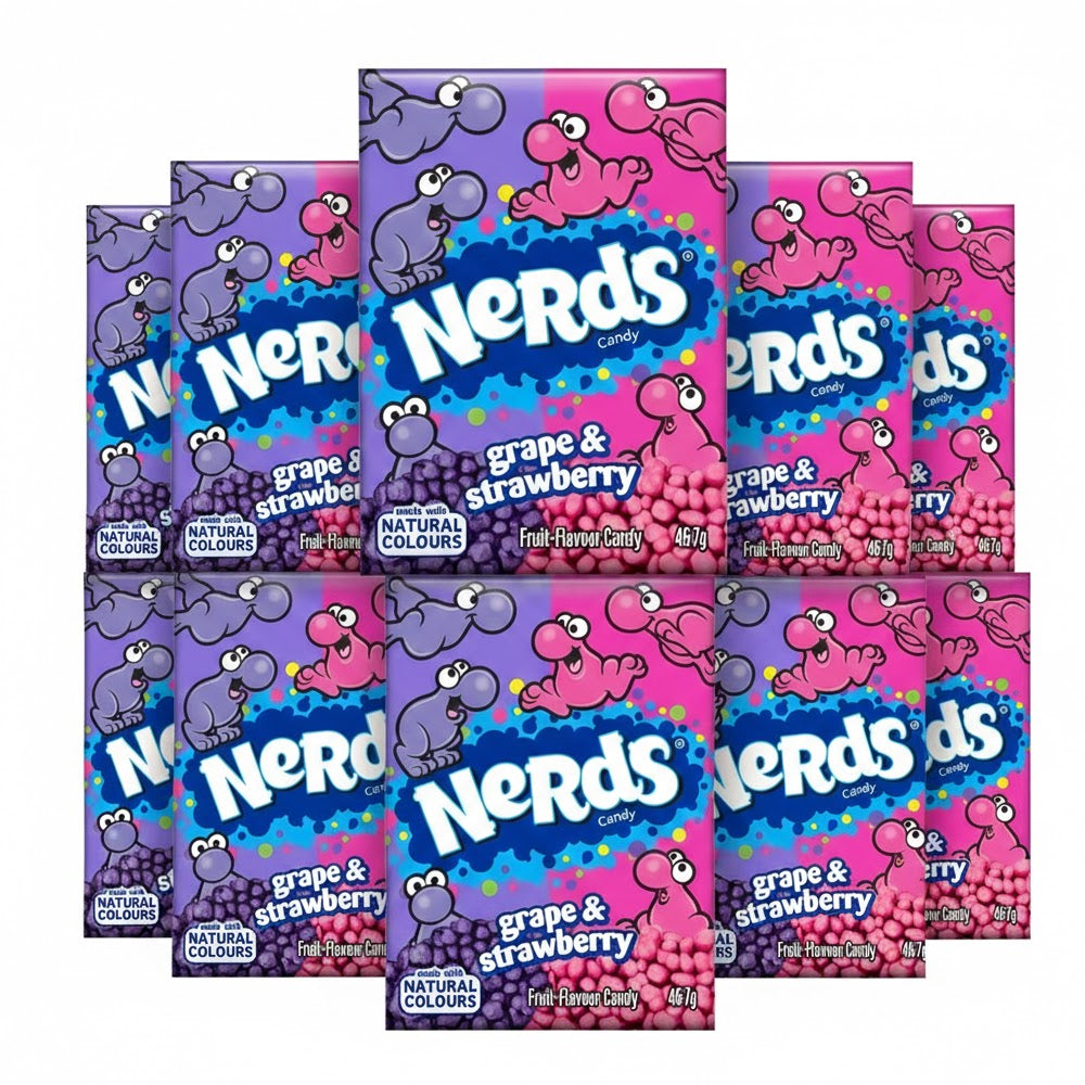 Nerds Grape & Strawberry Fruit Flavour Candy 46.7g