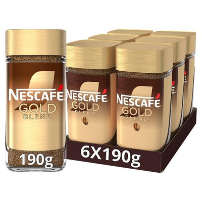 Nescafé Gold Blend Instant Coffee 190g – Case of 6