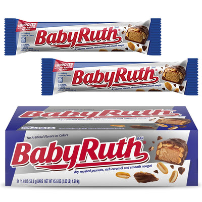 Nestle Baby Ruth Chocolate Bars - 24 Count Box