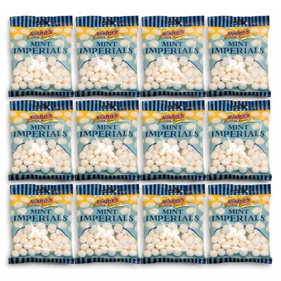 Nisha Mint Imperials 125g (Pack of 12 Bags)