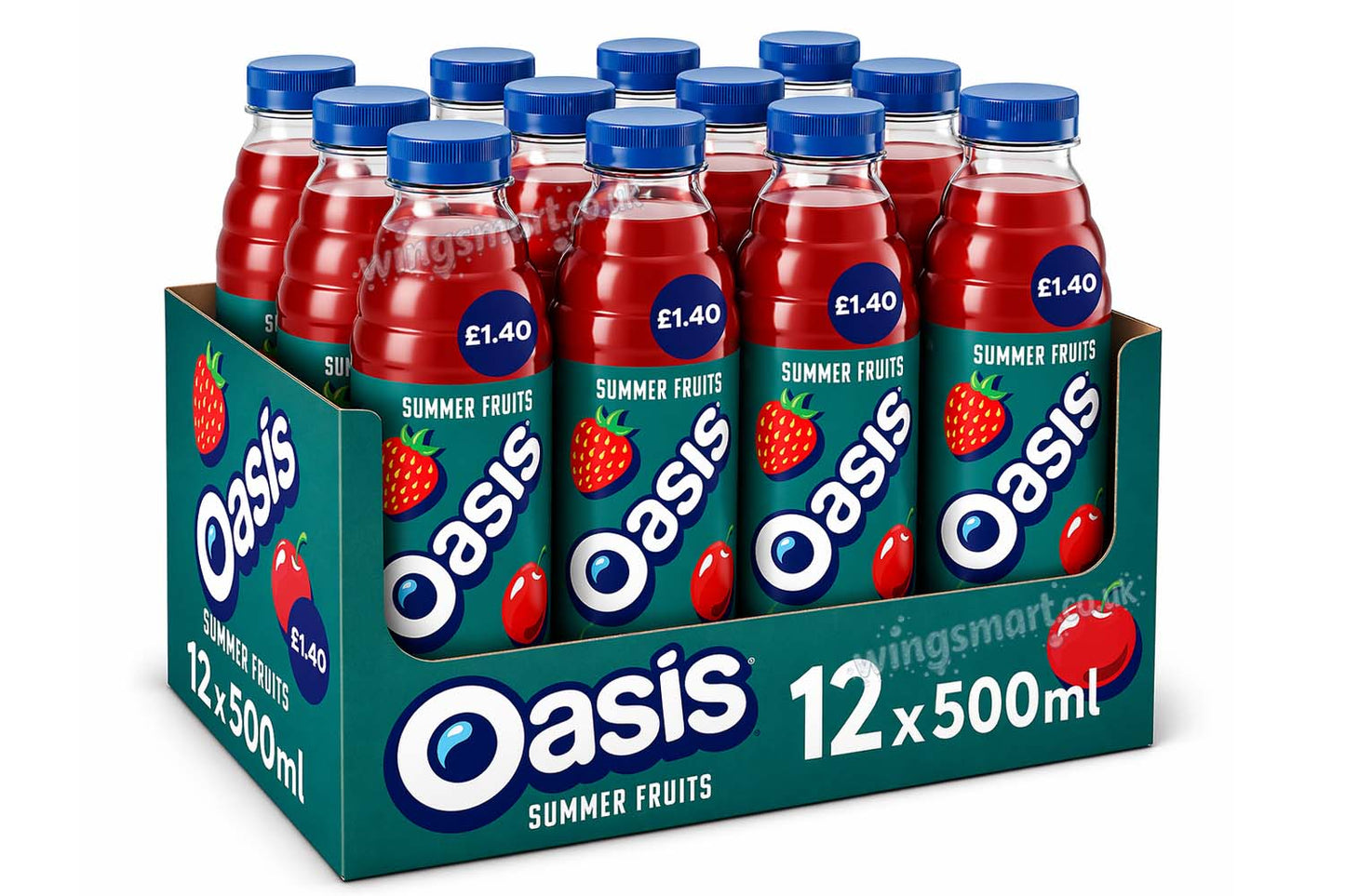 Oasis Summer Fruits Drink 500ml PMP £1.40 (Box of 12)