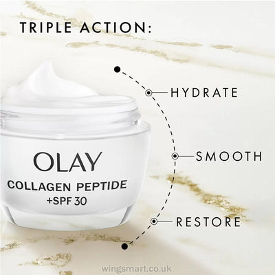 Olay Collagen Peptide 24 Facial Cream, 2 x 50ml