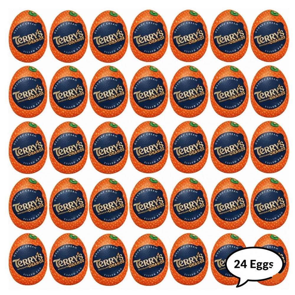 Terry's Chocolate Orange Filled Egg 34g – Orange Milk Chocolate Easter Egg