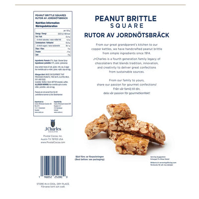 J.Charles Peanut Brittle Squares, 800g