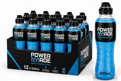 Powerade Berry & Tropical Sports Drink 12 x 500ml Bottles