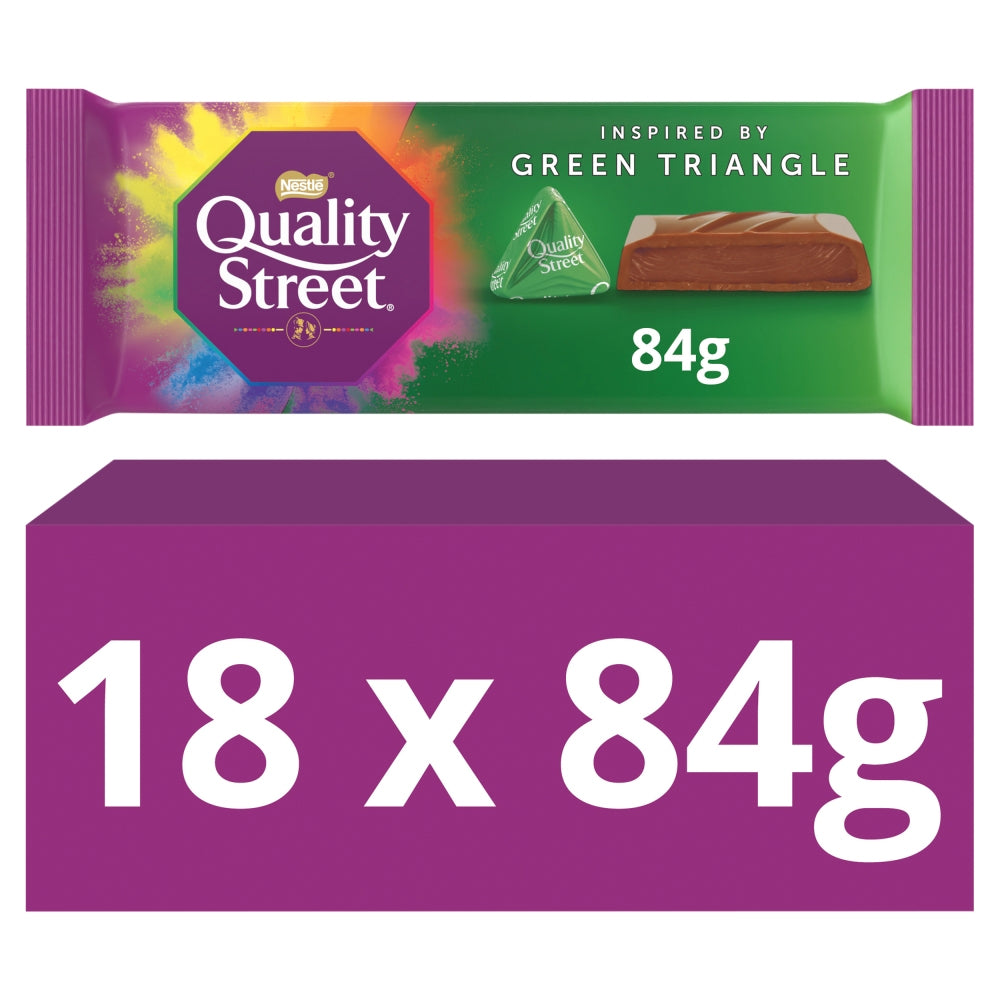 Quality Street Green Triangle Chocolate Sharing Bar 84g