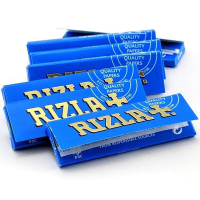 RIZLA BLUE REGULAR SIZE PAPERS - 100 PACK