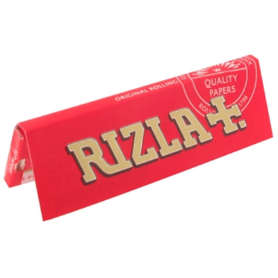 RIZLA RED REGULAR SIZE PAPERS - 100 PACK
