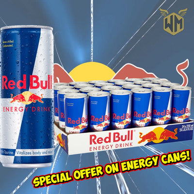 Red Bull Energy Drink Cans 250ml