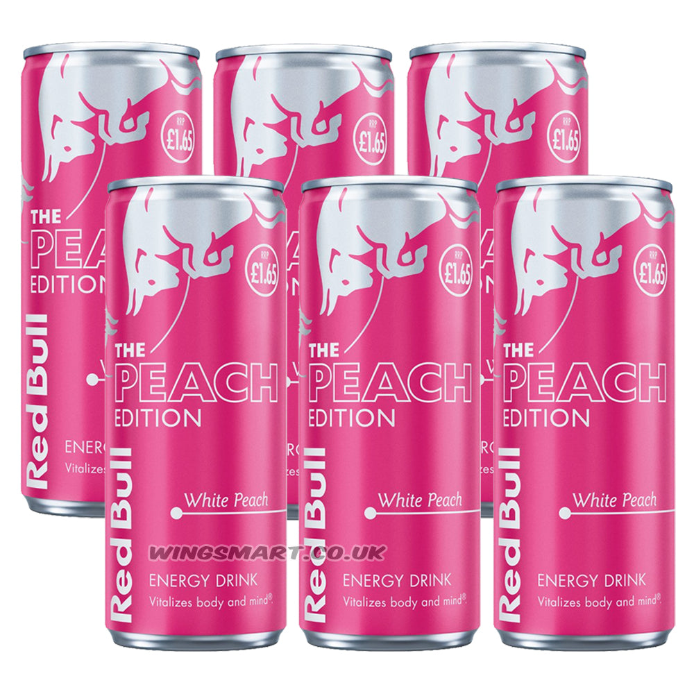 Red Bull Summer Edition 2025 White Peach Drink 250ml (Case of 12)