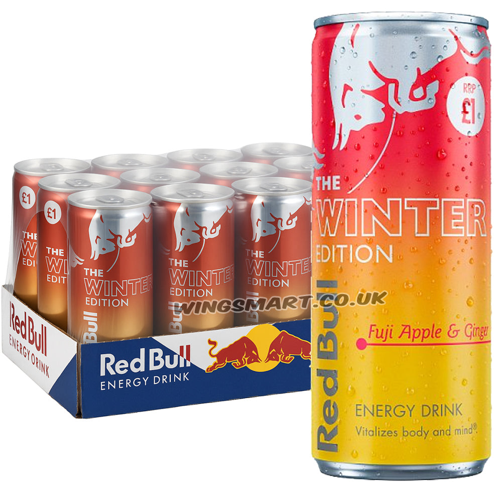 Red Bull Winter Edition Fuji Apple & Ginger 12 x 250ml