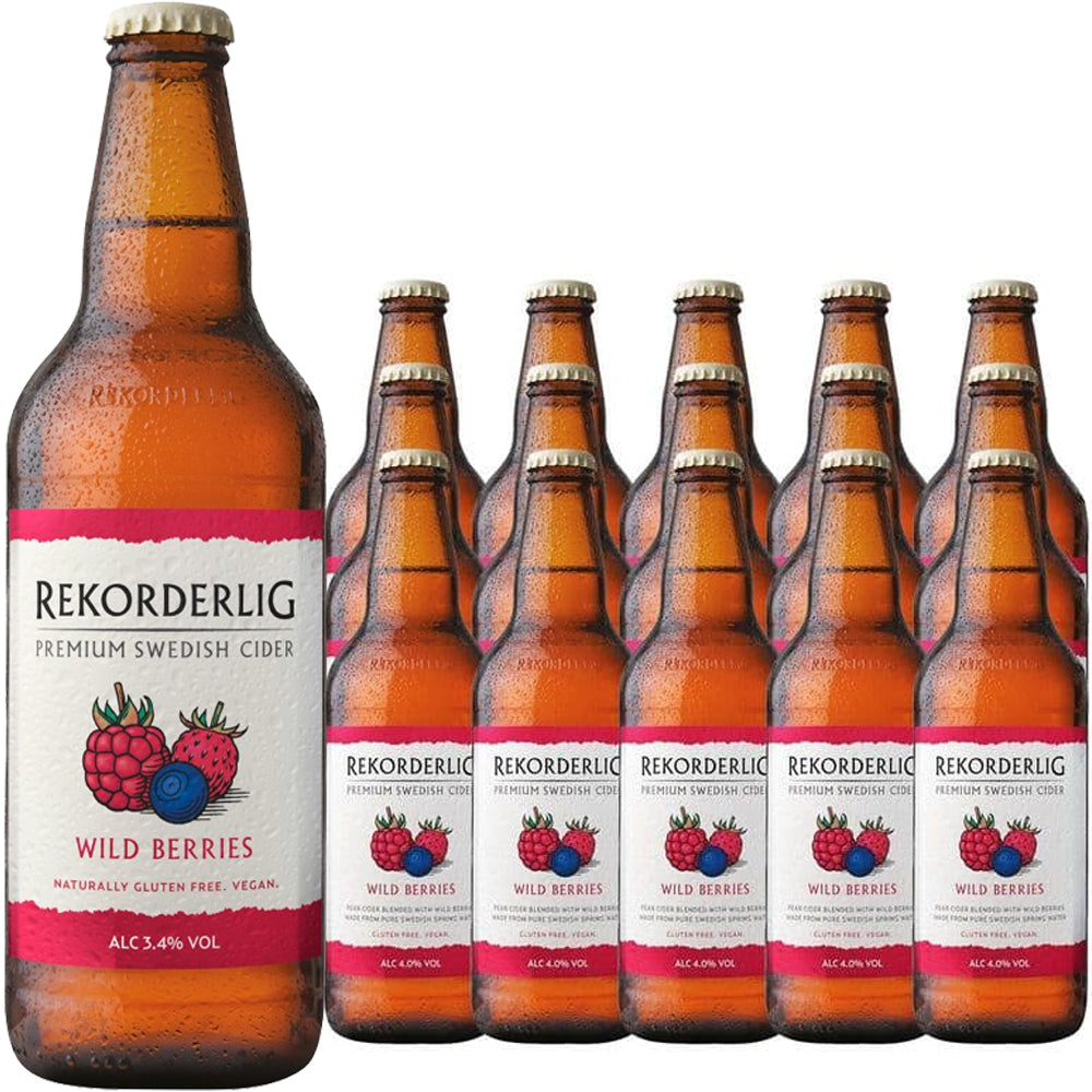 Rekorderlig Wild Berries Premium Swedish Cider 500ml (Case of 15)