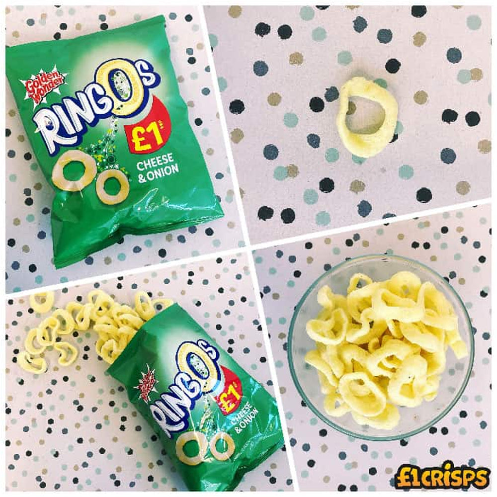 Golden Wonder Ringos Cheese & Onion 40g