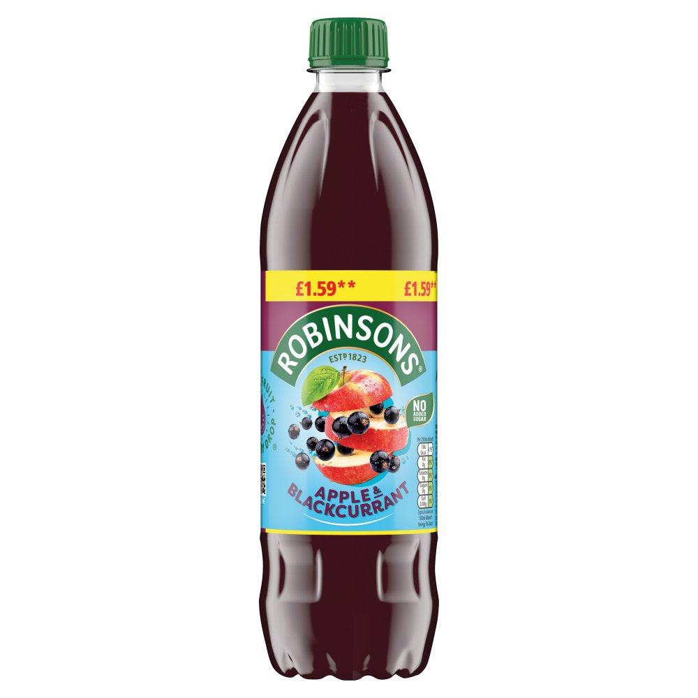 Robinsons Apple & Blackcurrant No Added Sugar Squash PMP 750ml