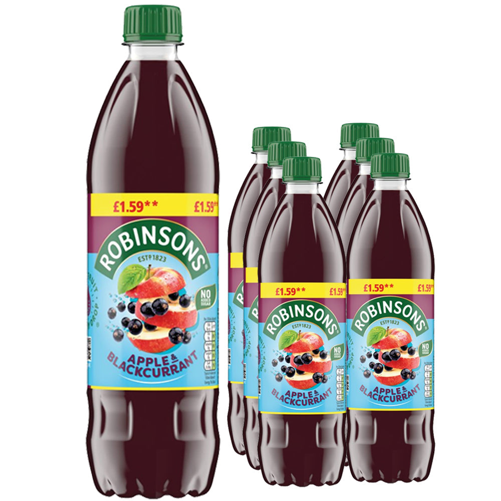 Robinsons Apple & Blackcurrant No Added Sugar Squash PMP 750ml