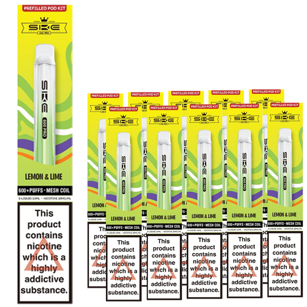 SKE 600 Pro Lemon & Lime Prefilled Pod Kit 20mg/ml