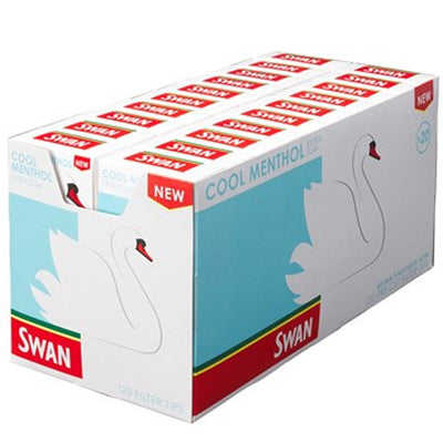 SWAN EXTRA SLIM FILTER TIPS-COOL MENTHOL - 20 PACK