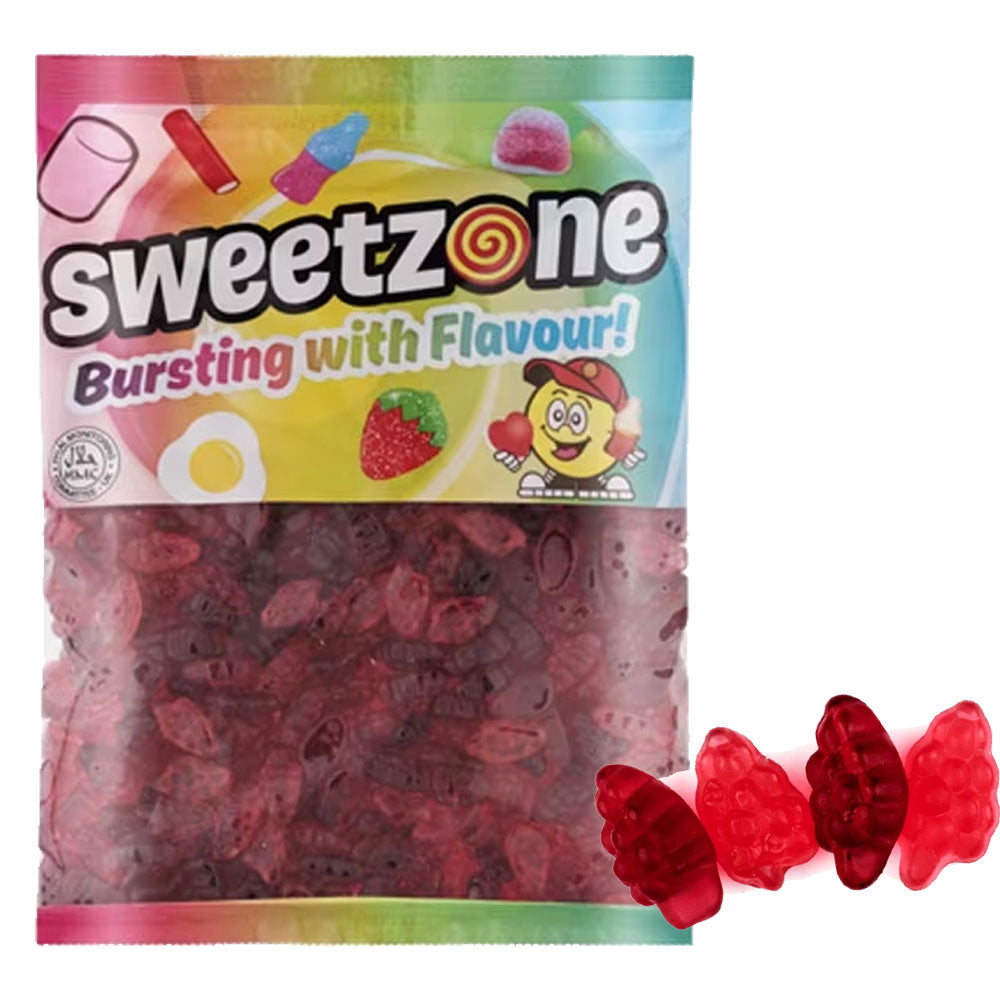 SweetZone Assorted Jelly & Fizzy Candy Bags – 1kg