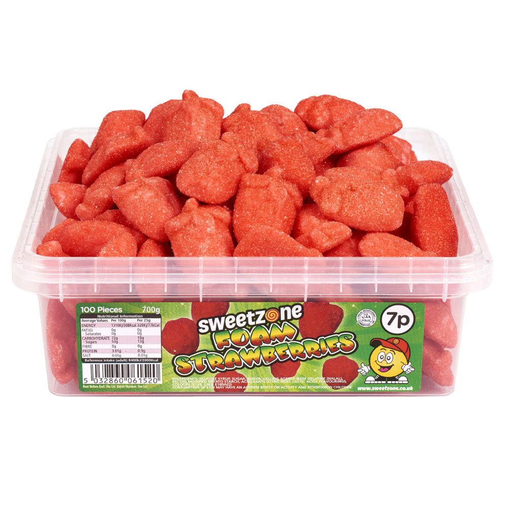 Sweetzone 700g Halal Sweets Tub – Assorted Jelly & Foam Candy