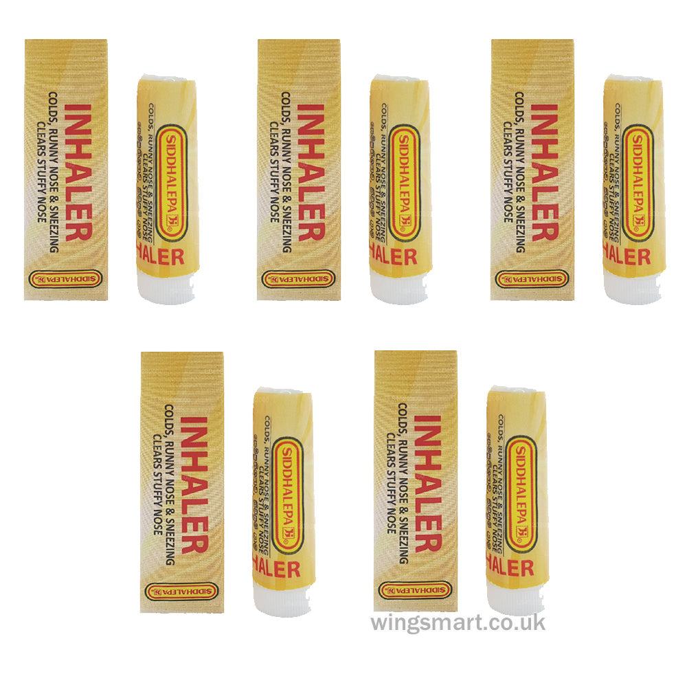 Siddhalepa Herbal Inhaler - Ayurvedic Remedy for Cold, Sneezing, and Runny Nose