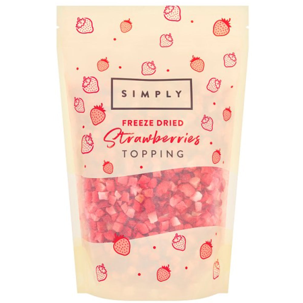 Simply Freeze Dried Strawberries Topping 130g