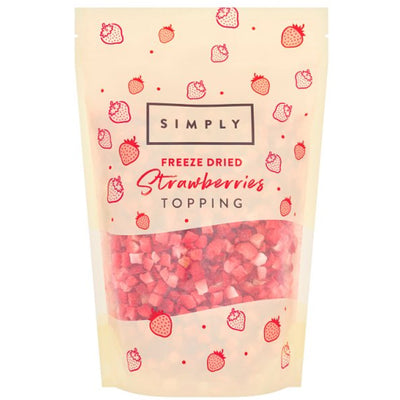 Simply Freeze Dried Strawberries Topping 130g