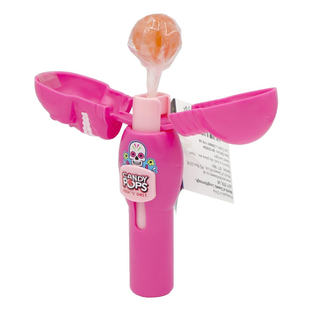 Candy Realms Skull Pops – Push & Twist Lollipops 8g (12 Pack)