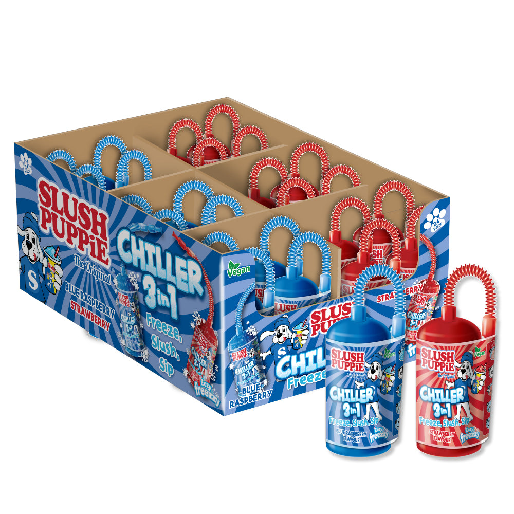 Slush Puppie Chiller 3 in 1 Bottle 180ml (Pack of 24)