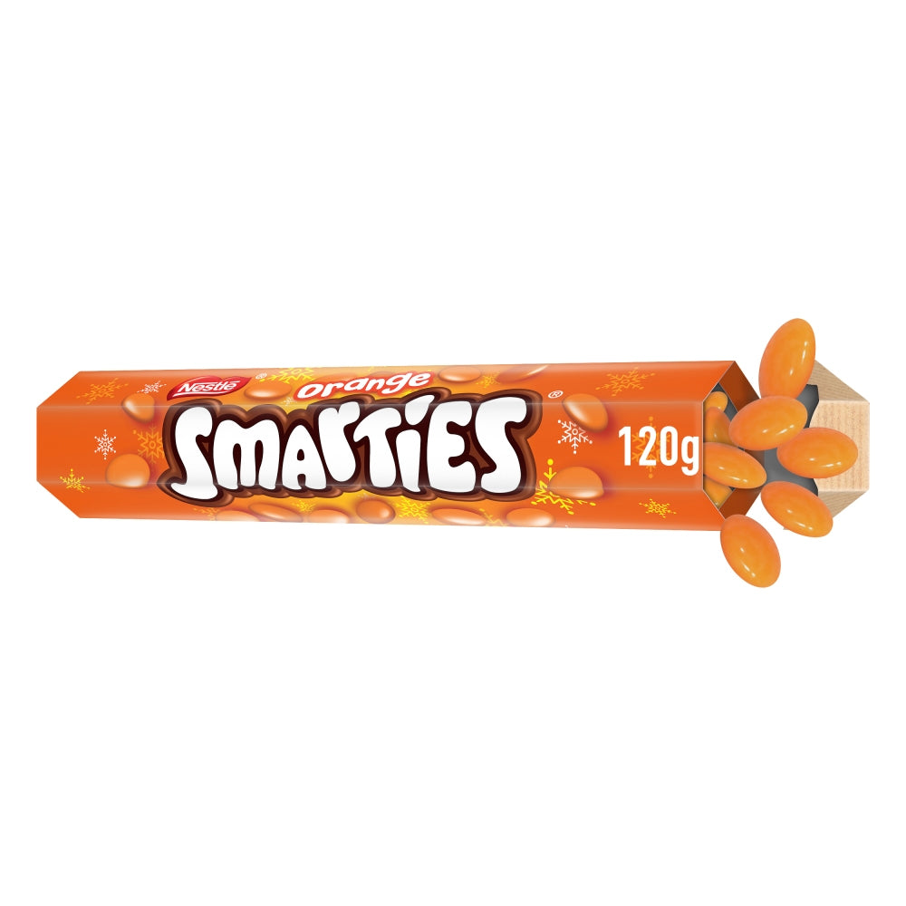 Smarties Orange Milk Chocolate Giant Tube 120g (Box of 20)