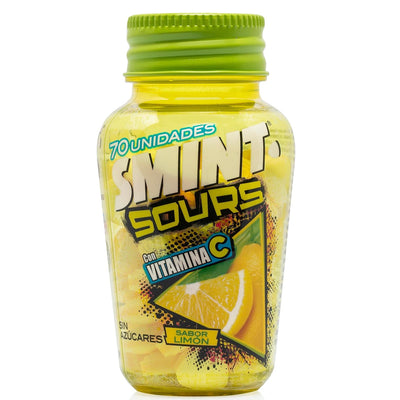 Smint Sours Lemon & Caramel Sugar Free – Pack of 6 x 49g