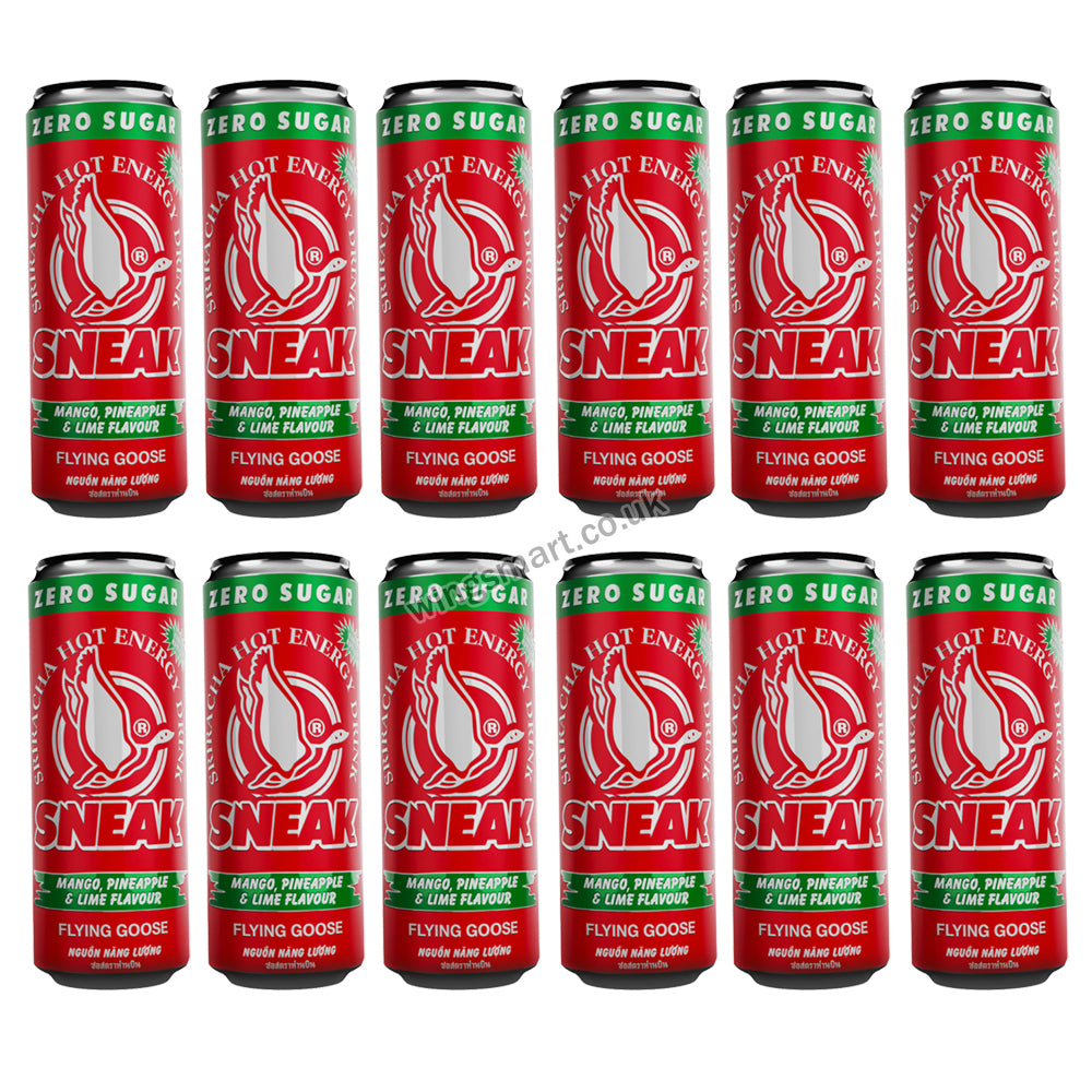 Sneak x Flying Goose Sriracha Mango Pineapple Lime Energy Drink 330ml
