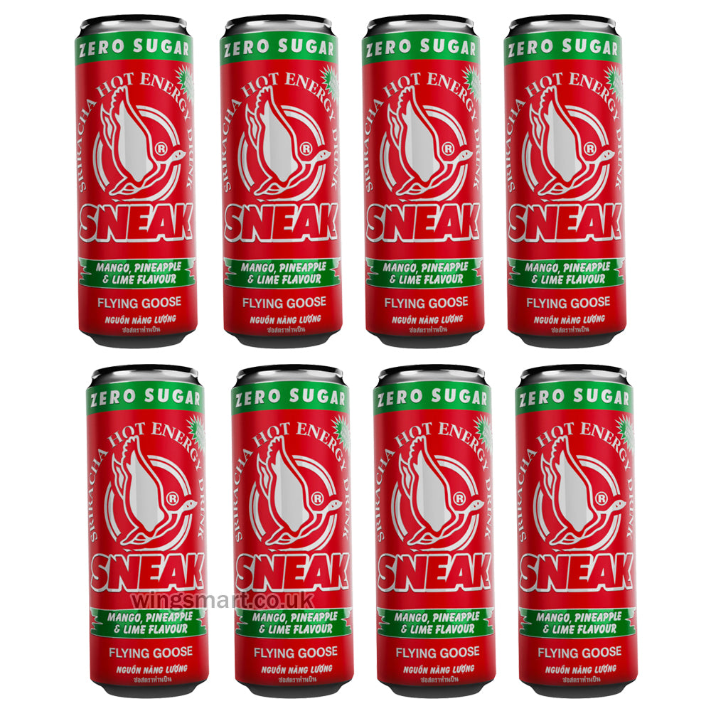 Sneak x Flying Goose Sriracha Mango Pineapple Lime Energy Drink 330ml