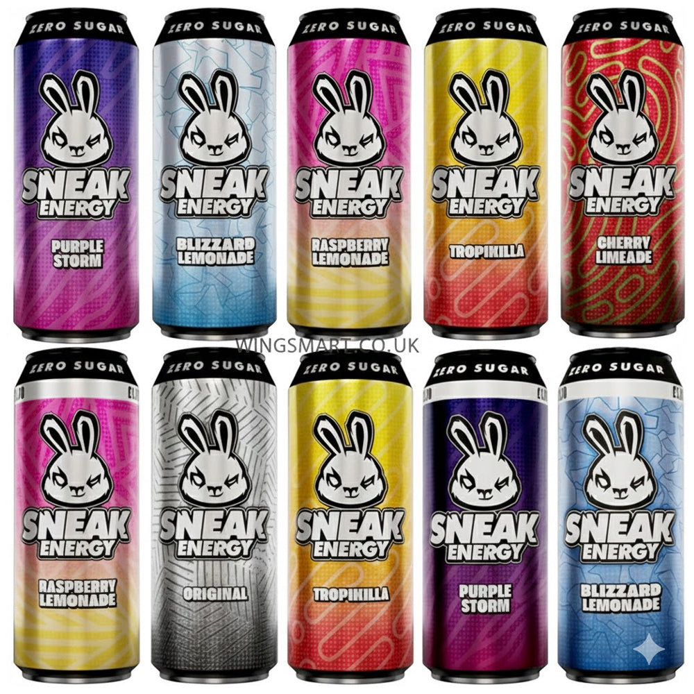 Sneak Energy 500ml Cans – Random Mixed