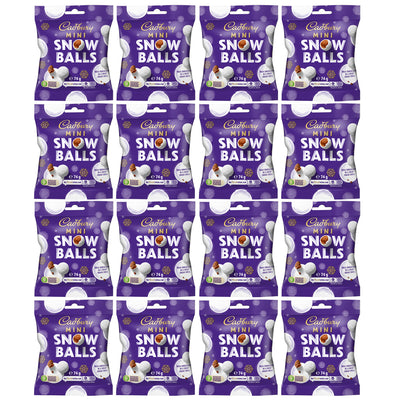 Cadbury Dairy Milk Chocolate Mini Snow Balls Bag 74g
