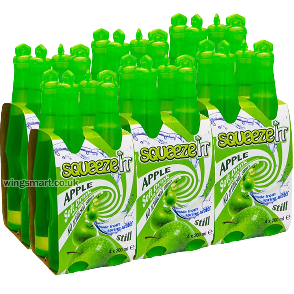 Squeeze It Still Juice Drink Apple 4 x 200ml