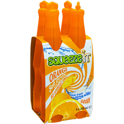 Squeeze It Still Juice Drink Orange 4 x 200ml