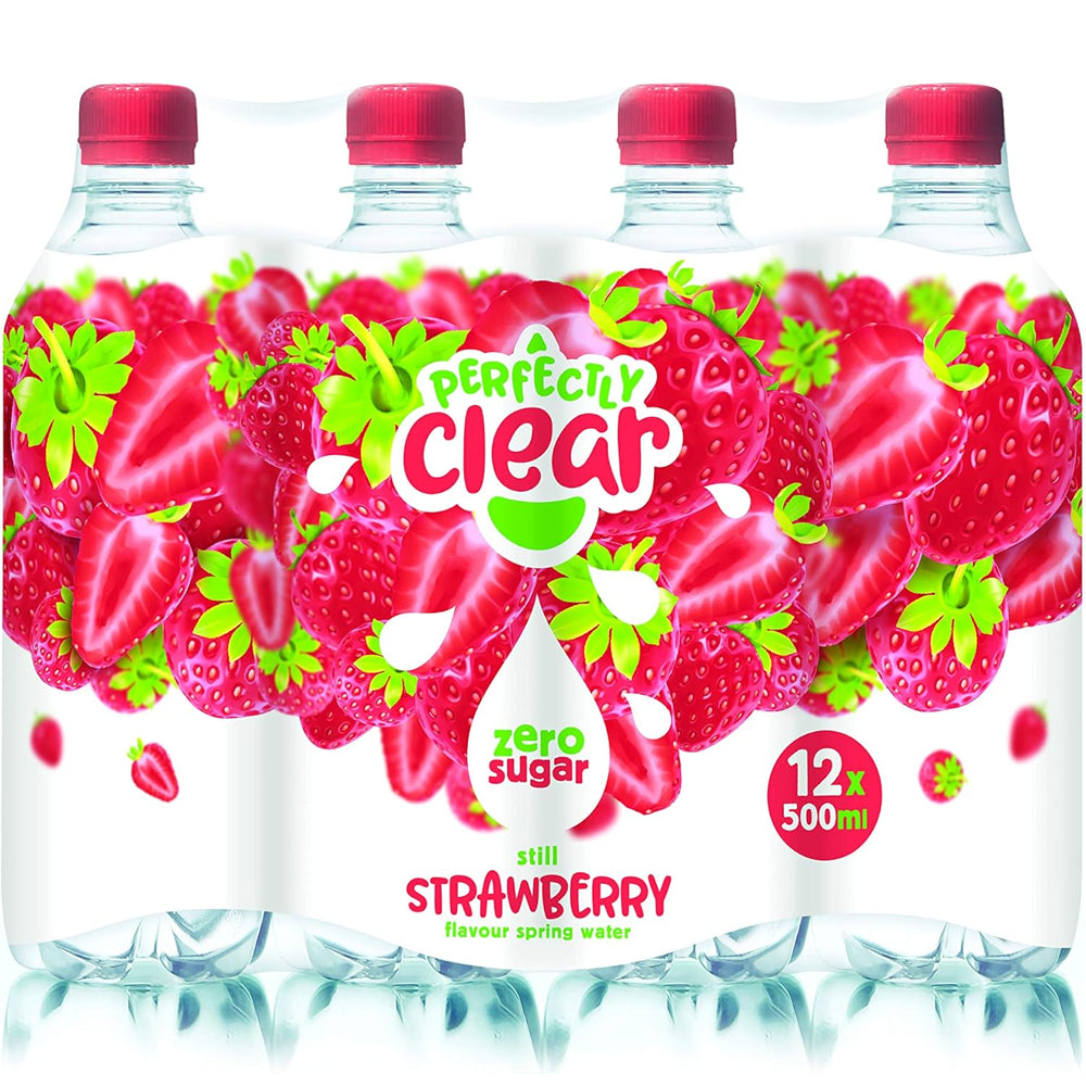 Perfectly Clear Still Flavoured Spring Water 500ml – 12 Bottles