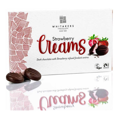 Whitakers Strawberry Creams 150g Box