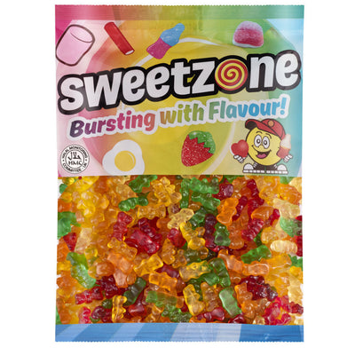 SweetZone Assorted Jelly & Fizzy Candy Bags – 1kg