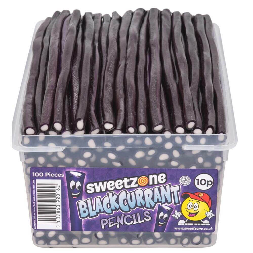 Sweetzone Pencil Sweets Tub (100 Pieces) – Assorted Flavours